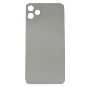 Tapa Trasera iPhone 11 Pro Max Blanco (Plata)