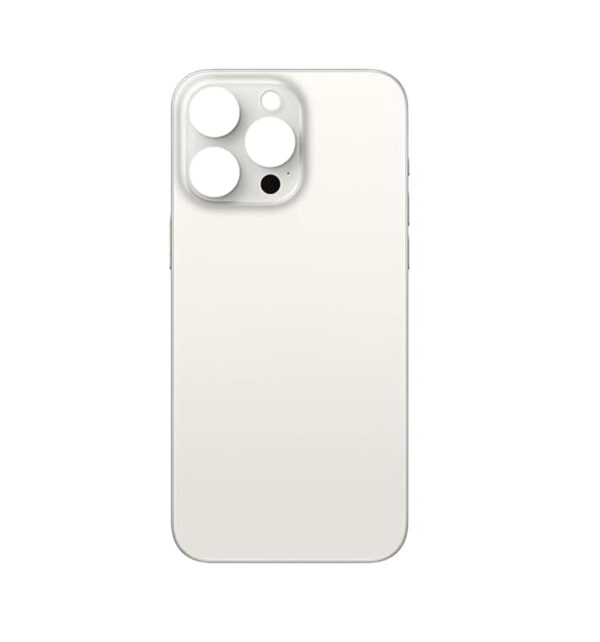 Tapa Trasera Iphone 15 Pro Titanio Blanco