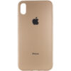 Tapa Trasera Iphone XS Dorado
