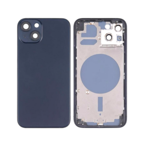 Tapa Trasera +Lens Iphone 13 Negro Medianoche