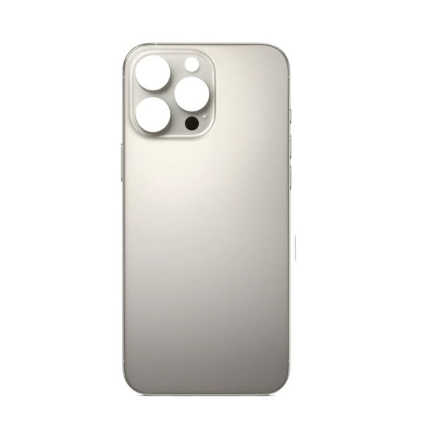 Tapa trasera Iphone 16 Pro Max Titanio Natural