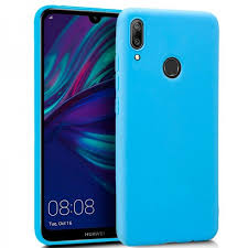Funda Silicona Huawei Y7 2019 Celeste
