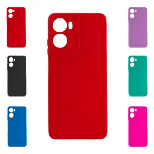 Funda Silicona Motorola E15 Roja