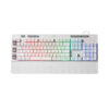 Teclado Redragon SHIVA Blanco Membrana cableado