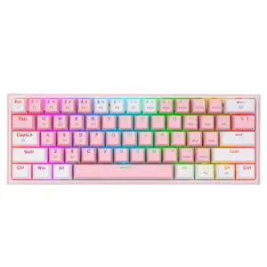 Teclado Mecanico Redragon FIZZ PRO Rosado inal.