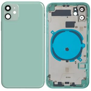 Carcasa Completa iPhone 11 Verde  con flex varios