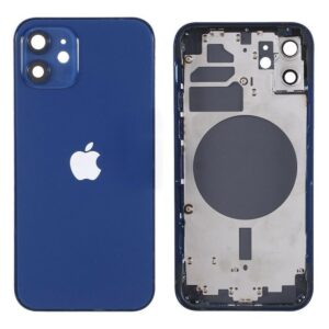 Carcasa Completa iPhone 12 Azul  con flex varios