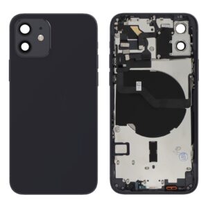 Carcasa Completa iPhone 12 Negro  con flex varios