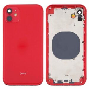 Carcasa Completa iPhone 12 Rojo  con flex varios