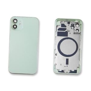 Carcasa Completa iPhone 12 Verde  con flex varios
