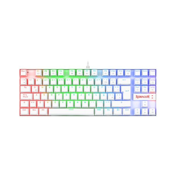 Teclado Redragon KUMARA BLANCO cableado