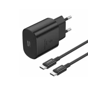 KIT Cargador FONENG EU51 Tipo C con cable C Negro
