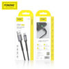 Cable Reforzado FONENG X83 2.1A Micro USB 1mt NEGRO