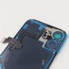 Tapa trasera con componentes marco + Lens Iphone 16 Azul Ultramarino