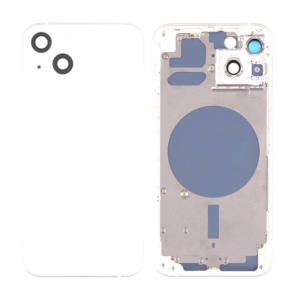Tapa Trasera +Lens Iphone 13 Blanco