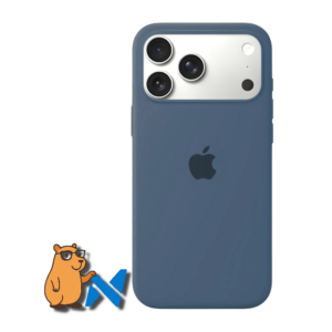 Funda Silicona iPhone 17 Pro Max Azul oscuro