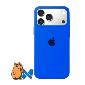 Funda Silicona iPhone 17 Pro Max Azul Francia